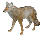 Close-up view of the Lone Howler coyote decoy head